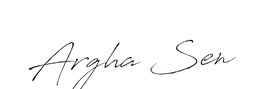 Make a beautiful signature design for name Argha Sen. With this signature (Antro_Vectra) style, you can create a handwritten signature for free. Argha Sen signature style 6 images and pictures png