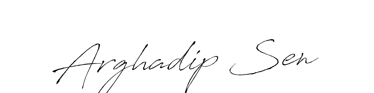 Also we have Arghadip Sen name is the best signature style. Create professional handwritten signature collection using Antro_Vectra autograph style. Arghadip Sen signature style 6 images and pictures png