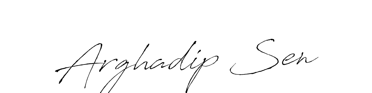 Also we have Arghadip Sen name is the best signature style. Create professional handwritten signature collection using Antro_Vectra autograph style. Arghadip Sen signature style 6 images and pictures png