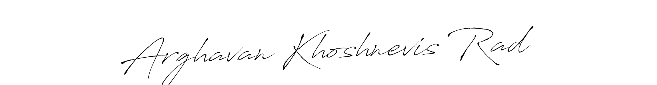 Use a signature maker to create a handwritten signature online. With this signature software, you can design (Antro_Vectra) your own signature for name Arghavan Khoshnevis Rad. Arghavan Khoshnevis Rad signature style 6 images and pictures png