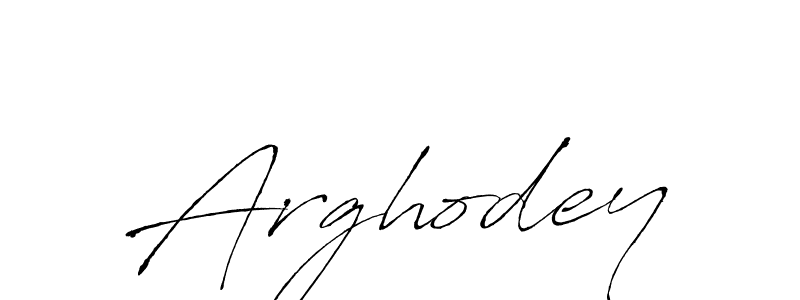 Use a signature maker to create a handwritten signature online. With this signature software, you can design (Antro_Vectra) your own signature for name Arghodey. Arghodey signature style 6 images and pictures png