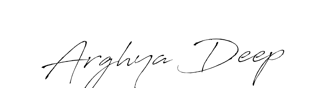 Create a beautiful signature design for name Arghya Deep. With this signature (Antro_Vectra) fonts, you can make a handwritten signature for free. Arghya Deep signature style 6 images and pictures png