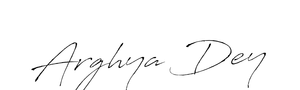 Create a beautiful signature design for name Arghya Dey. With this signature (Antro_Vectra) fonts, you can make a handwritten signature for free. Arghya Dey signature style 6 images and pictures png