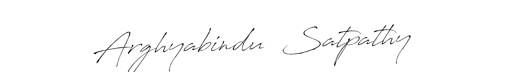 How to make Arghyabindu  Satpathy name signature. Use Antro_Vectra style for creating short signs online. This is the latest handwritten sign. Arghyabindu  Satpathy signature style 6 images and pictures png