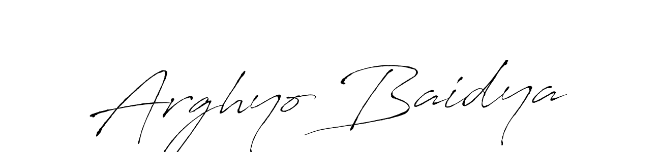 Make a beautiful signature design for name Arghyo Baidya. Use this online signature maker to create a handwritten signature for free. Arghyo Baidya signature style 6 images and pictures png