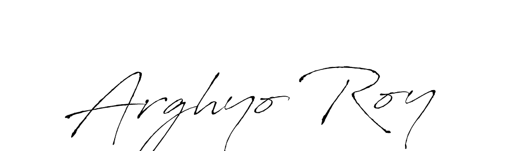 Use a signature maker to create a handwritten signature online. With this signature software, you can design (Antro_Vectra) your own signature for name Arghyo Roy. Arghyo Roy signature style 6 images and pictures png