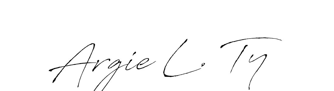 It looks lik you need a new signature style for name Argie L. Ty. Design unique handwritten (Antro_Vectra) signature with our free signature maker in just a few clicks. Argie L. Ty signature style 6 images and pictures png