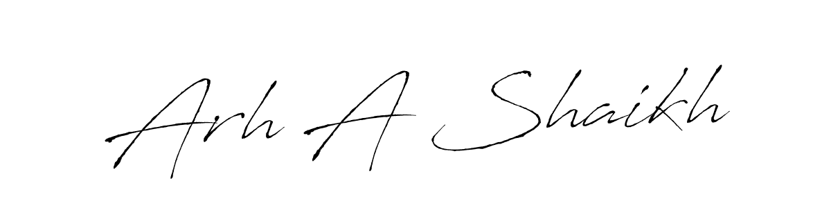 Once you've used our free online signature maker to create your best signature Antro_Vectra style, it's time to enjoy all of the benefits that Arh A Shaikh name signing documents. Arh A Shaikh signature style 6 images and pictures png