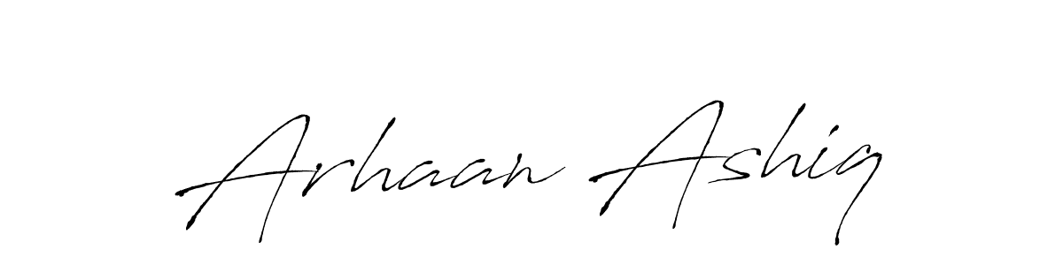 Use a signature maker to create a handwritten signature online. With this signature software, you can design (Antro_Vectra) your own signature for name Arhaan Ashiq. Arhaan Ashiq signature style 6 images and pictures png