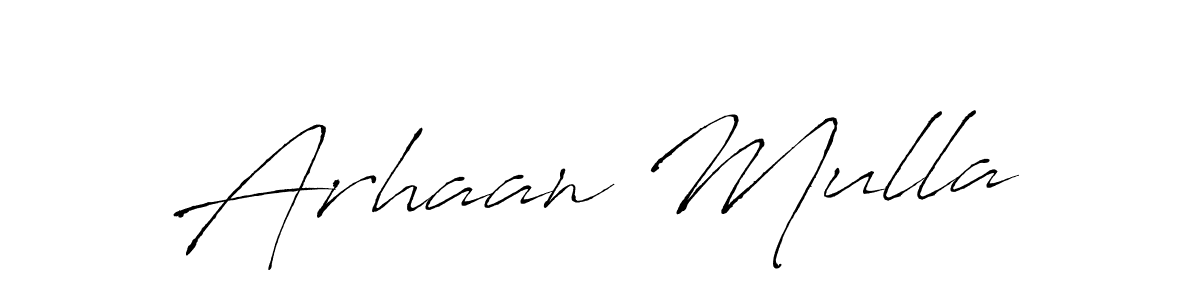 Also You can easily find your signature by using the search form. We will create Arhaan Mulla name handwritten signature images for you free of cost using Antro_Vectra sign style. Arhaan Mulla signature style 6 images and pictures png