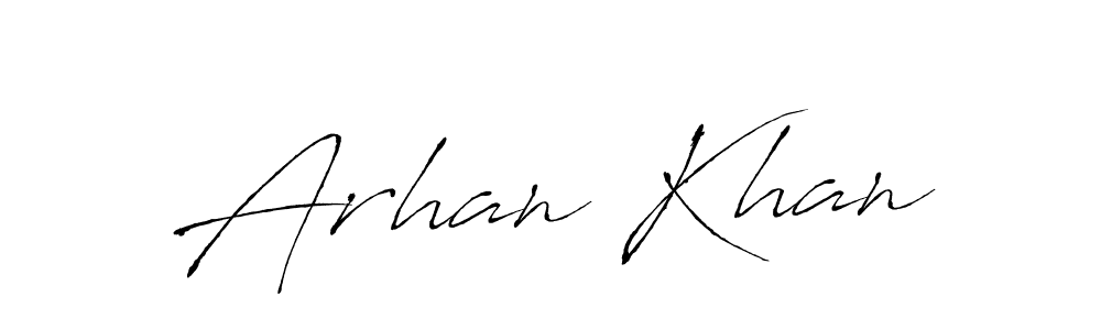 Make a beautiful signature design for name Arhan Khan. Use this online signature maker to create a handwritten signature for free. Arhan Khan signature style 6 images and pictures png