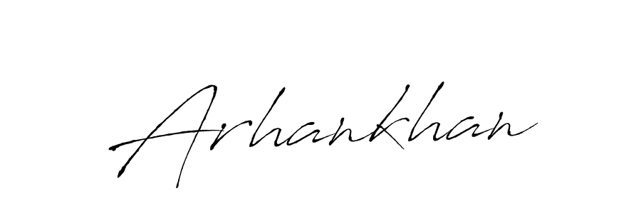 Arhankhan stylish signature style. Best Handwritten Sign (Antro_Vectra) for my name. Handwritten Signature Collection Ideas for my name Arhankhan. Arhankhan signature style 6 images and pictures png