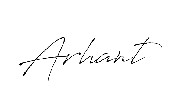 Arhant stylish signature style. Best Handwritten Sign (Antro_Vectra) for my name. Handwritten Signature Collection Ideas for my name Arhant. Arhant signature style 6 images and pictures png