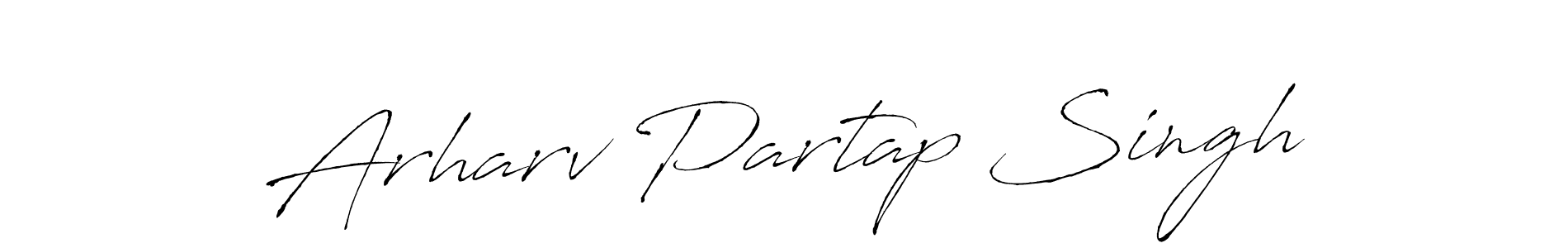 How to make Arharv Partap Singh signature? Antro_Vectra is a professional autograph style. Create handwritten signature for Arharv Partap Singh name. Arharv Partap Singh signature style 6 images and pictures png