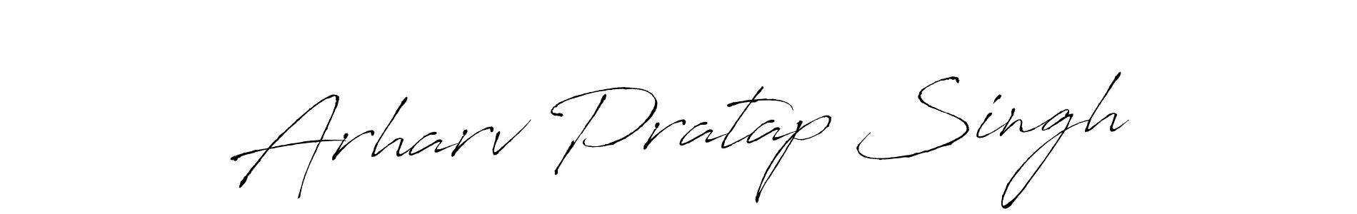 Design your own signature with our free online signature maker. With this signature software, you can create a handwritten (Antro_Vectra) signature for name Arharv Pratap Singh. Arharv Pratap Singh signature style 6 images and pictures png