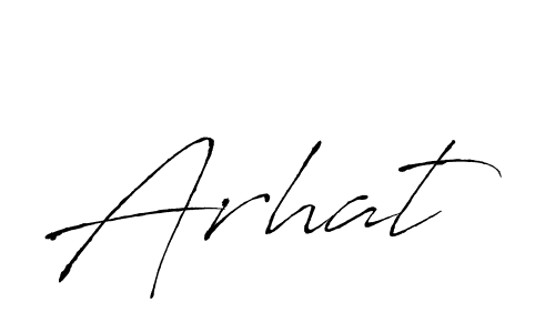 Create a beautiful signature design for name Arhat. With this signature (Antro_Vectra) fonts, you can make a handwritten signature for free. Arhat signature style 6 images and pictures png