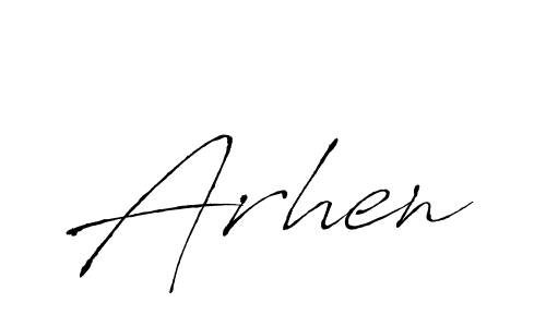 How to Draw Arhen signature style? Antro_Vectra is a latest design signature styles for name Arhen. Arhen signature style 6 images and pictures png