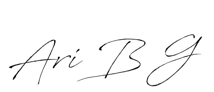 It looks lik you need a new signature style for name Ari B G. Design unique handwritten (Antro_Vectra) signature with our free signature maker in just a few clicks. Ari B G signature style 6 images and pictures png