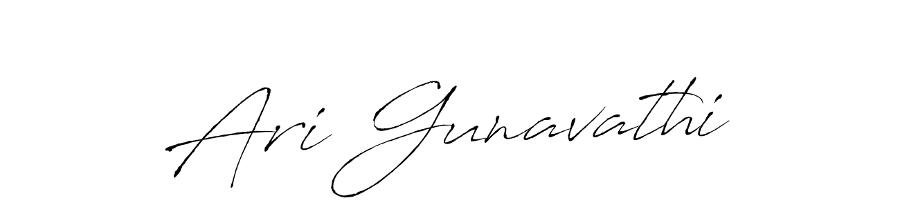 How to make Ari Gunavathi signature? Antro_Vectra is a professional autograph style. Create handwritten signature for Ari Gunavathi name. Ari Gunavathi signature style 6 images and pictures png