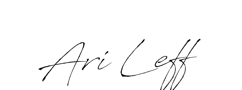 Antro_Vectra is a professional signature style that is perfect for those who want to add a touch of class to their signature. It is also a great choice for those who want to make their signature more unique. Get Ari Leff name to fancy signature for free. Ari Leff signature style 6 images and pictures png