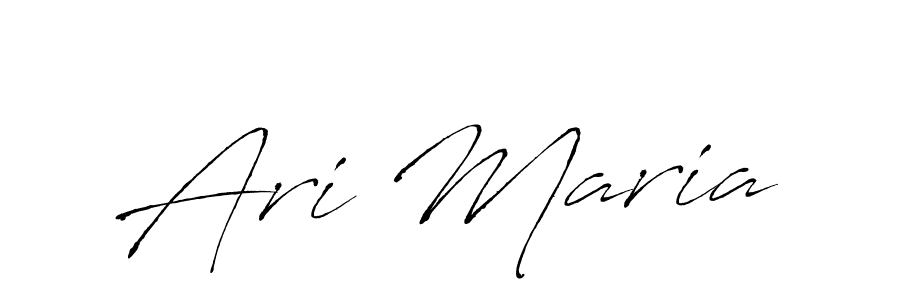 Create a beautiful signature design for name Ari Maria. With this signature (Antro_Vectra) fonts, you can make a handwritten signature for free. Ari Maria signature style 6 images and pictures png