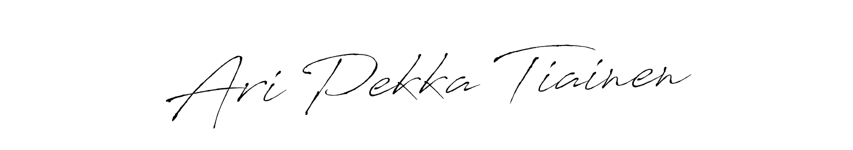 Make a beautiful signature design for name Ari Pekka Tiainen. With this signature (Antro_Vectra) style, you can create a handwritten signature for free. Ari Pekka Tiainen signature style 6 images and pictures png