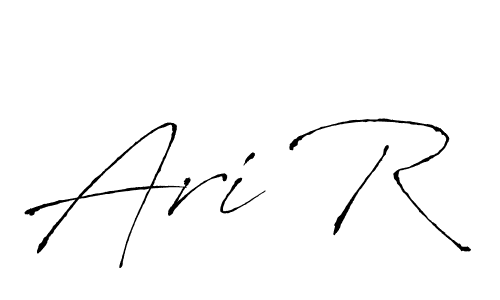 The best way (Antro_Vectra) to make a short signature is to pick only two or three words in your name. The name Ari R include a total of six letters. For converting this name. Ari R signature style 6 images and pictures png