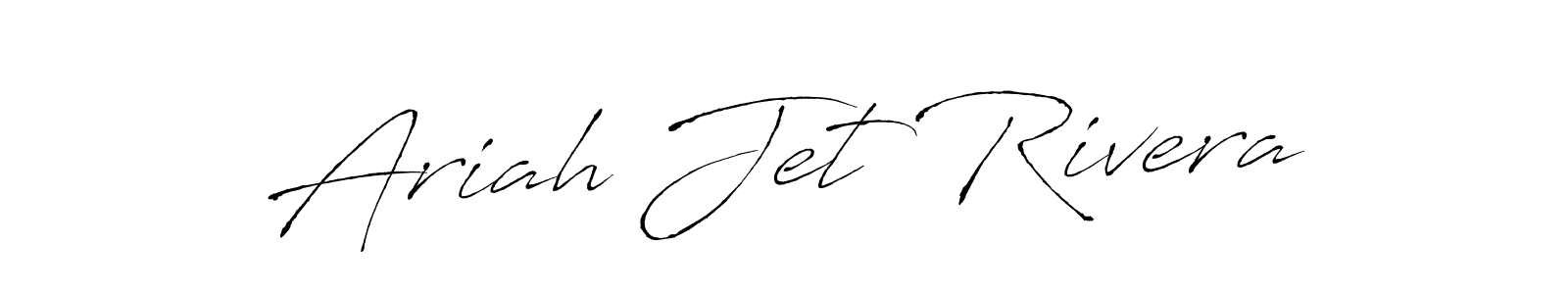 Make a beautiful signature design for name Ariah Jet Rivera. With this signature (Antro_Vectra) style, you can create a handwritten signature for free. Ariah Jet Rivera signature style 6 images and pictures png