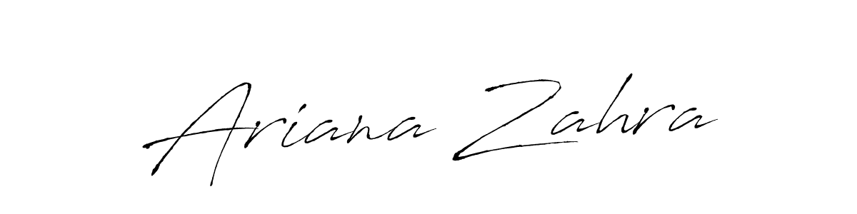 It looks lik you need a new signature style for name Ariana Zahra. Design unique handwritten (Antro_Vectra) signature with our free signature maker in just a few clicks. Ariana Zahra signature style 6 images and pictures png
