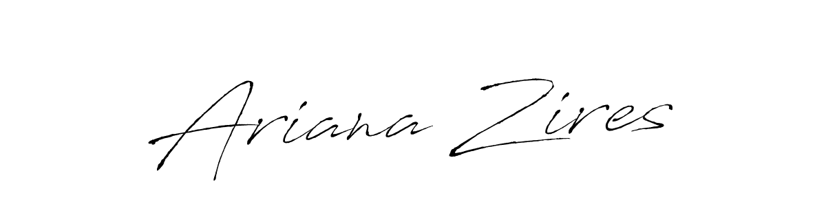 Use a signature maker to create a handwritten signature online. With this signature software, you can design (Antro_Vectra) your own signature for name Ariana Zires. Ariana Zires signature style 6 images and pictures png