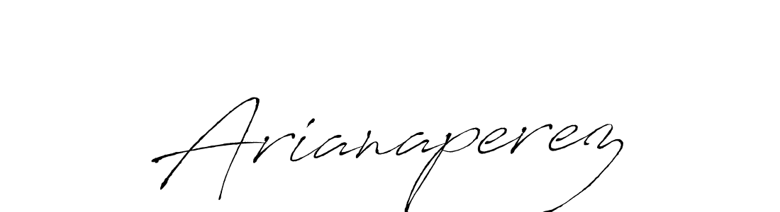 It looks lik you need a new signature style for name Arianaperez. Design unique handwritten (Antro_Vectra) signature with our free signature maker in just a few clicks. Arianaperez signature style 6 images and pictures png