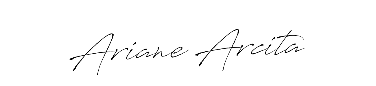 Also we have Ariane Arcita name is the best signature style. Create professional handwritten signature collection using Antro_Vectra autograph style. Ariane Arcita signature style 6 images and pictures png