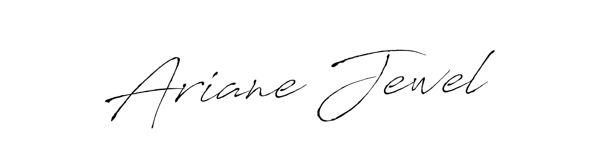 How to make Ariane Jewel signature? Antro_Vectra is a professional autograph style. Create handwritten signature for Ariane Jewel name. Ariane Jewel signature style 6 images and pictures png