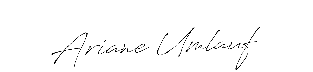 Create a beautiful signature design for name Ariane Umlauf. With this signature (Antro_Vectra) fonts, you can make a handwritten signature for free. Ariane Umlauf signature style 6 images and pictures png