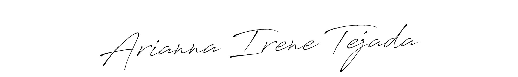 Also we have Arianna Irene Tejada name is the best signature style. Create professional handwritten signature collection using Antro_Vectra autograph style. Arianna Irene Tejada signature style 6 images and pictures png