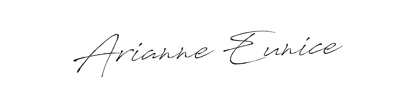 Create a beautiful signature design for name Arianne Eunice. With this signature (Antro_Vectra) fonts, you can make a handwritten signature for free. Arianne Eunice signature style 6 images and pictures png