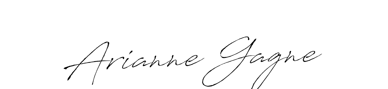 How to make Arianne Gagne signature? Antro_Vectra is a professional autograph style. Create handwritten signature for Arianne Gagne name. Arianne Gagne signature style 6 images and pictures png