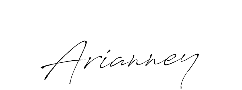 Also we have Arianney name is the best signature style. Create professional handwritten signature collection using Antro_Vectra autograph style. Arianney signature style 6 images and pictures png
