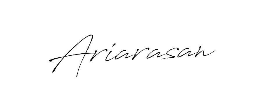 How to make Ariarasan signature? Antro_Vectra is a professional autograph style. Create handwritten signature for Ariarasan name. Ariarasan signature style 6 images and pictures png