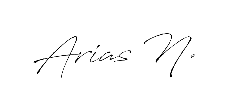 How to make Arias N. signature? Antro_Vectra is a professional autograph style. Create handwritten signature for Arias N. name. Arias N. signature style 6 images and pictures png