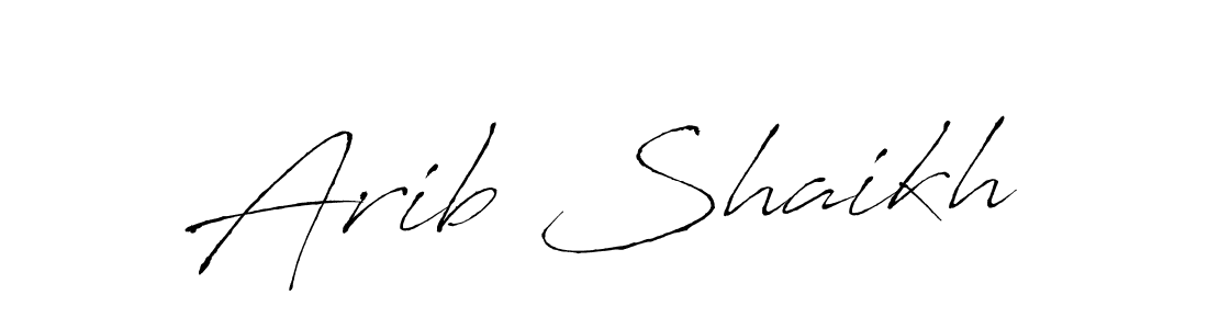 Make a beautiful signature design for name Arib Shaikh. Use this online signature maker to create a handwritten signature for free. Arib Shaikh signature style 6 images and pictures png