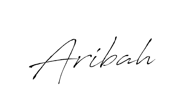 How to make Aribah name signature. Use Antro_Vectra style for creating short signs online. This is the latest handwritten sign. Aribah signature style 6 images and pictures png