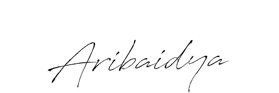 How to make Aribaidya signature? Antro_Vectra is a professional autograph style. Create handwritten signature for Aribaidya name. Aribaidya signature style 6 images and pictures png