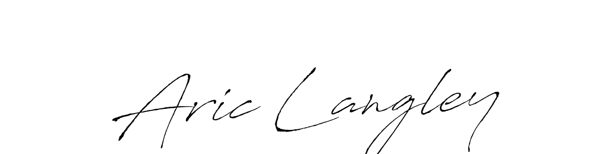 Use a signature maker to create a handwritten signature online. With this signature software, you can design (Antro_Vectra) your own signature for name Aric Langley. Aric Langley signature style 6 images and pictures png
