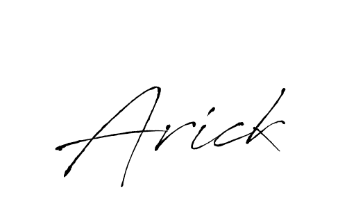 Create a beautiful signature design for name Arick. With this signature (Antro_Vectra) fonts, you can make a handwritten signature for free. Arick signature style 6 images and pictures png