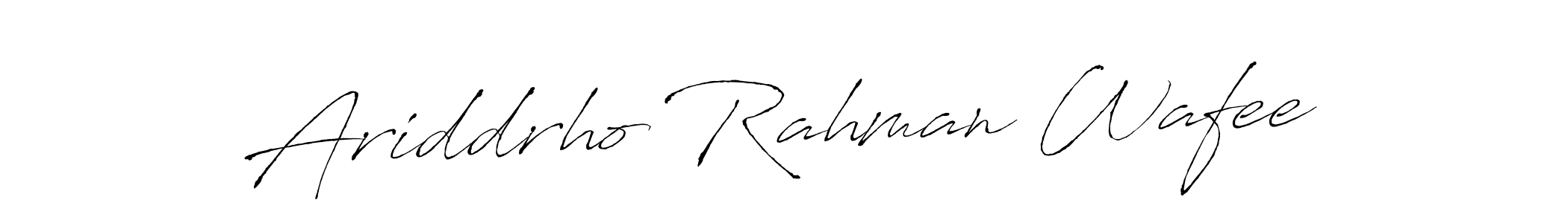 How to Draw Ariddrho Rahman Wafee signature style? Antro_Vectra is a latest design signature styles for name Ariddrho Rahman Wafee. Ariddrho Rahman Wafee signature style 6 images and pictures png