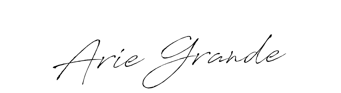 How to make Arie Grande signature? Antro_Vectra is a professional autograph style. Create handwritten signature for Arie Grande name. Arie Grande signature style 6 images and pictures png