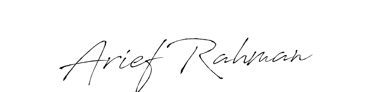 Make a beautiful signature design for name Arief Rahman. With this signature (Antro_Vectra) style, you can create a handwritten signature for free. Arief Rahman signature style 6 images and pictures png