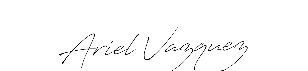 How to make Ariel Vazquez signature? Antro_Vectra is a professional autograph style. Create handwritten signature for Ariel Vazquez name. Ariel Vazquez signature style 6 images and pictures png