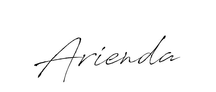 The best way (Antro_Vectra) to make a short signature is to pick only two or three words in your name. The name Arienda include a total of six letters. For converting this name. Arienda signature style 6 images and pictures png